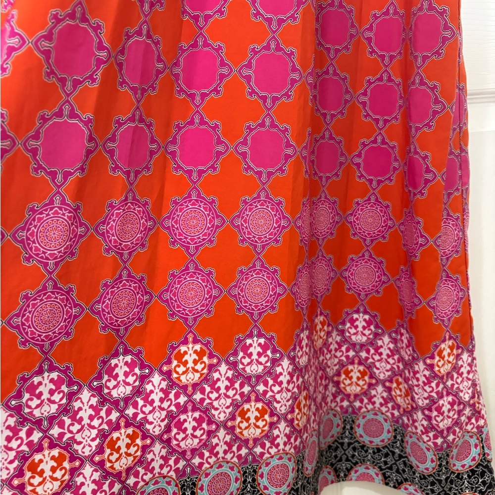Pink and Orange maxi Dress by Banana Republic - Picture 7 of 9